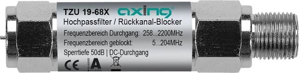 Axing Hochpassfilter Ethernet over Coax Rückkanal-Blocker