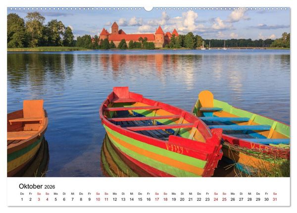 Produktbild: Baltische L&auml;nder (Wandkalender 2026 DIN A2 quer), CALVENDO Monatskalender