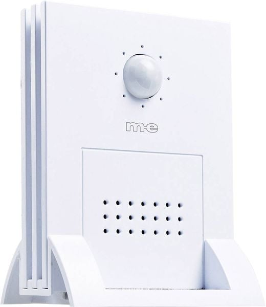 M-e modern-electronics Durchgangsmelder DGF-300 Weiß mit Bewegungsmelder 41058