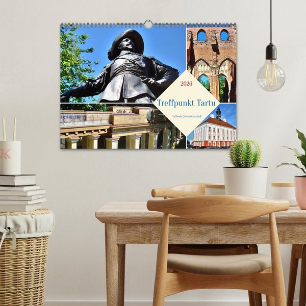 Produktbild: Treffpunkt Tartu - Estlands Universit&auml;tsstadt (Wandkalender 2026 DIN A3 quer), CALVENDO Monatskalender