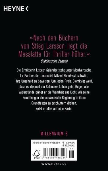 Produktbild: Vergebung / Millennium Band 3