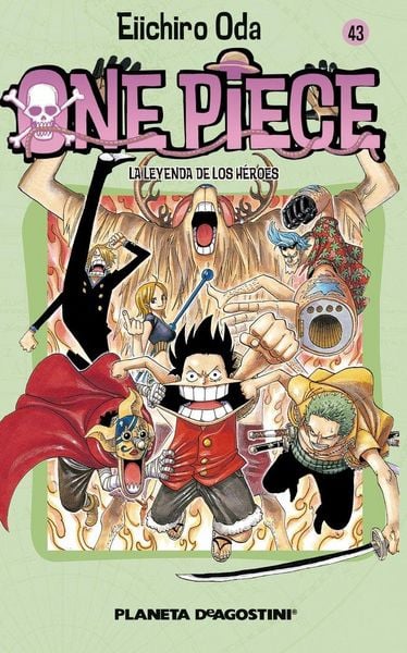 Produktbild: One Piece 43, La leyenda de los h&eacute;roes
