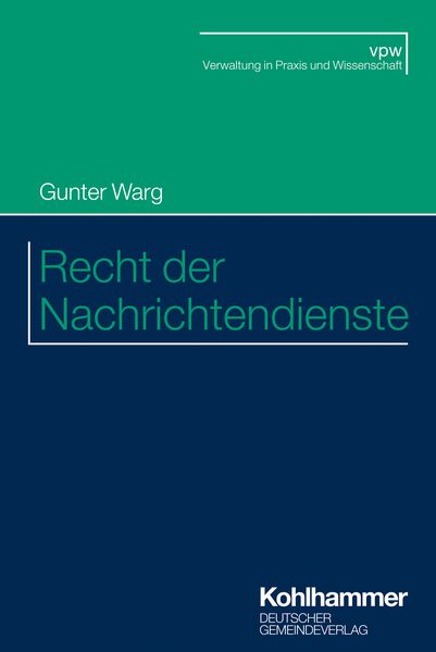 Produktbild: Recht der Nachrichtendienste
