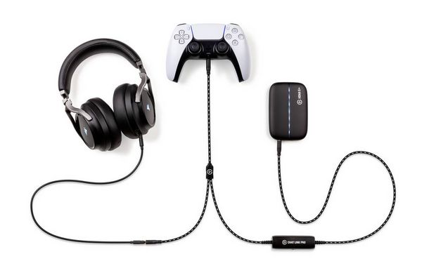 Produktbild: Elgato 10GBC9901 Chat Link Pro Klinke Audio Adapter [1x 3.5 mm-Stecker - 2x 3.5 mm-Stecker, 3.5 mm-Buchse] Schwarz