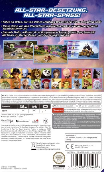 Produktbild: Dreamworks All-Star Kart Racing