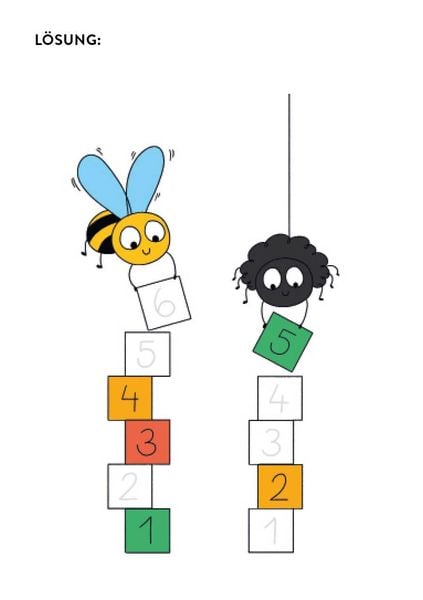 Produktbild: Mein bunter Lernspielblock &ndash; Kindergarten: Erste Zahlen