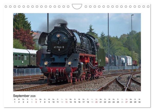 Produktbild: Unter Dampf - Dampflokromantik (Wandkalender 2026 DIN A4 quer), CALVENDO Monatskalender