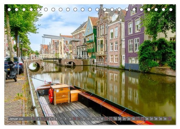Produktbild: Ein Blick auf Alkmaar (Tischkalender 2026 DIN A5 quer), CALVENDO Monatskalender