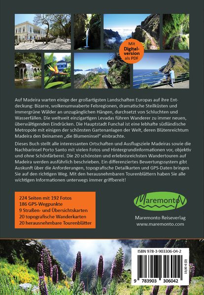 Produktbild: Maremonto Reise- und Wanderf&uuml;hrer: Madeira