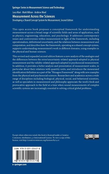 Produktbild: Measurement Across the Sciences