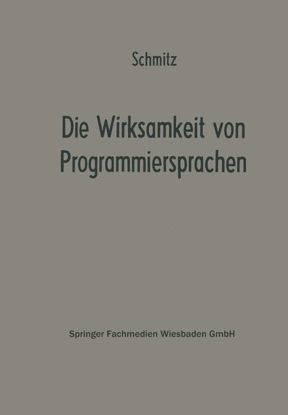 Produktbild: Die Wirksamkeit von Programmiersprachen