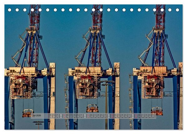 Produktbild: Auch das ist der Hamburger Hafen (Tischkalender 2026 DIN A5 quer), CALVENDO Monatskalender