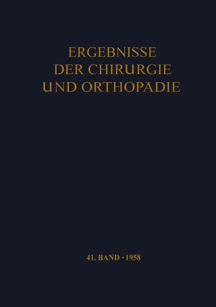 Produktbild: Ergebnisse der Chirurgie und Orthop&auml;die