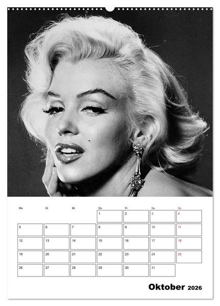 Produktbild: Marilyn Monroe. Weltstar und Sexsymbol (hochwertiger Premium Wandkalender 2026 DIN A2 hoch), Kunstdruck in Hochglanz