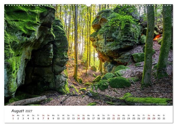 Produktbild: Heimat Entdecken - Sagenhafte Eifel (Wandkalender 2027 DIN A2 quer), CALVENDO Monatskalender
