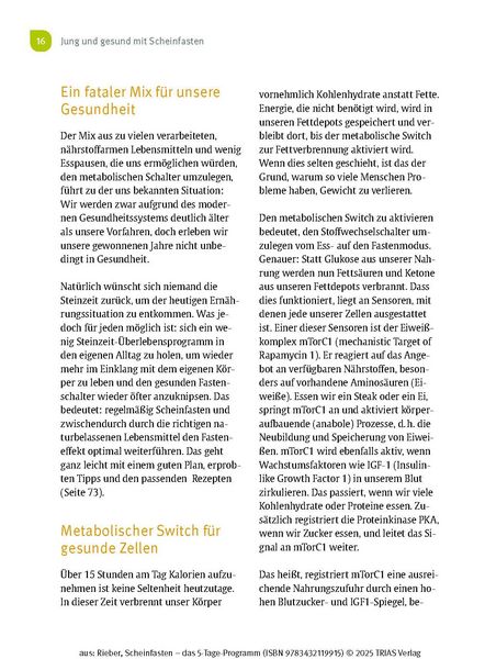 Produktbild: Scheinfasten - das 5-Tage-Programm