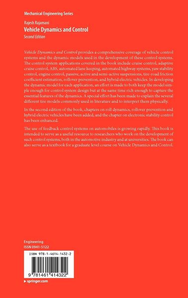 Produktbild: Vehicle Dynamics and Control