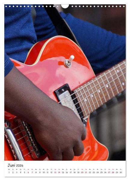 Produktbild: Gitarren Show-Up (Wandkalender 2026 DIN A3 hoch), CALVENDO Monatskalender