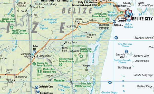 Produktbild: Belize 1:500 000