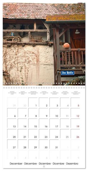 Produktbild: South Germany- Visiting the beautiful village Blaubeuren in the Swabian Alps (Wall Calendar 2027 12 &times; 12 Inch) CALVENDO 12 Month Wall Calendar