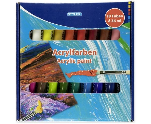 Produktbild: STYLEX Kreativ Set Acryl 29 Teile