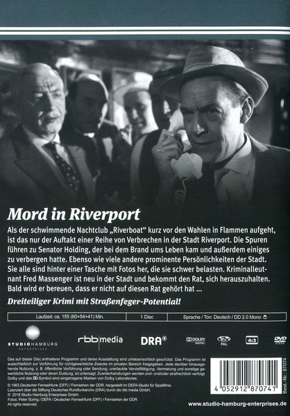 Produktbild: Mord in Riverport (DDR TV-Archiv)
