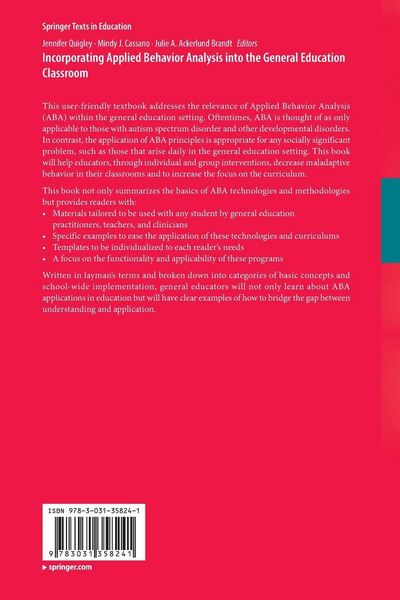 Produktbild: Incorporating Applied Behavior Analysis into the General Education Classroom