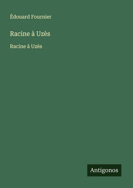 Produktbild: Racine &agrave; Uz&egrave;s
