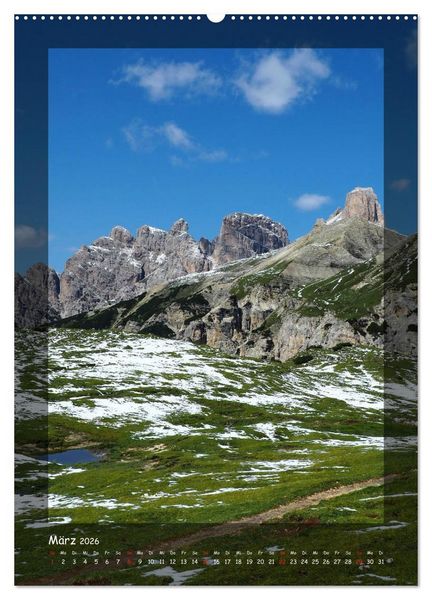 Produktbild: Bergwelten Wandkalender (hochwertiger Premium Wandkalender 2026 DIN A2 hoch), Kunstdruck in Hochglanz