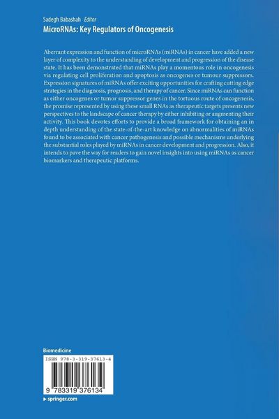 Produktbild: MicroRNAs: Key Regulators of Oncogenesis