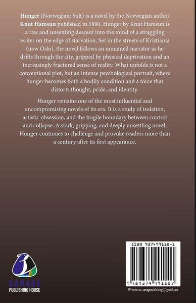 Produktbild: Hunger by Knut Hamsun - The Masterpiece of Modern Psychological Fiction & Early Modernism