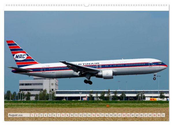 Produktbild: Flugzeuge im Retro-Stil (hochwertiger Premium Wandkalender 2026 DIN A2 quer), Kunstdruck in Hochglanz