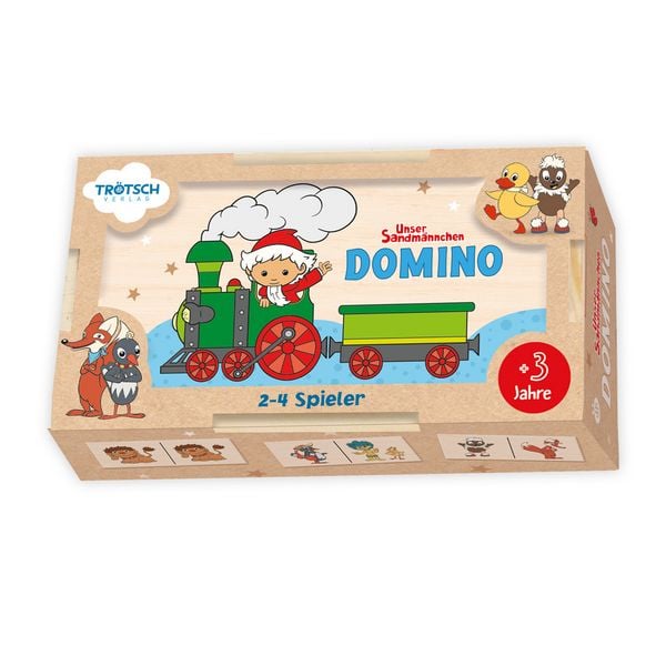 Produktbild: TR&Ouml;TSCH - Unser Sandm&auml;nnchen Domino aus Holz