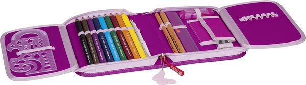 Produktbild: Schüler-Etui Schmetterlinge 2 Klappen