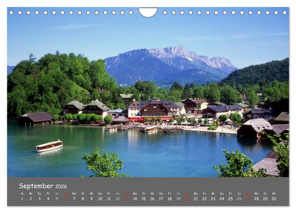 Produktbild: Zauberhaftes Berchtesgadener Land (Wandkalender 2026 DIN A4 quer), CALVENDO Monatskalender