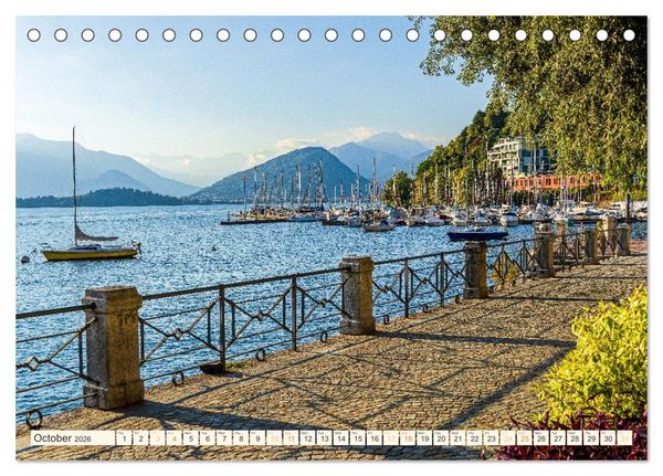 Produktbild: Lake Maggiore - Breathtaking landscapes (Desk Calendar 2026 DIN A5 landscape), CALVENDO 12 Month DeskCalendar