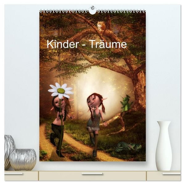 Produktbild: Kinder - Tr&auml;ume (hochwertiger Premium Wandkalender 2026 DIN A2 hoch), Kunstdruck in Hochglanz