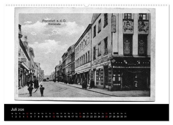 Produktbild: FFO-Geschichten. Historische Ansichtskarten aus Frankfurt (Oder) (hochwertiger Premium Wandkalender 2026 DIN A2 quer), Kunstdruck in Hochglanz