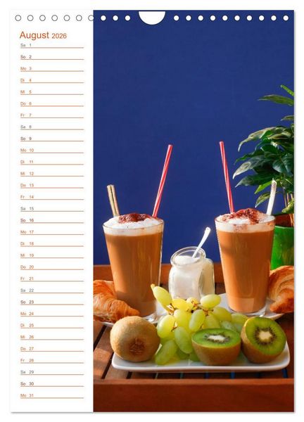Produktbild: K&ouml;stliche Kaffeespezialit&auml;ten (Wandkalender 2026 DIN A4 hoch), CALVENDO Monatskalender