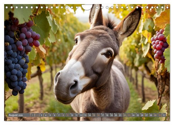 Produktbild: Eseltr&auml;ume (Wandkalender 2026 DIN A4 quer), CALVENDO Monatskalender