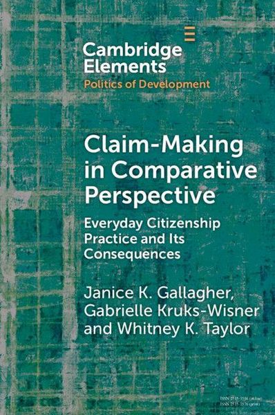 Produktbild: Claim-Making in Comparative Perspective