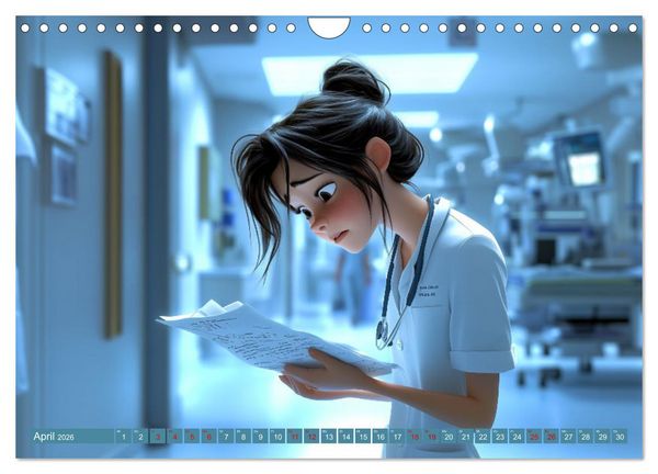 Produktbild: Medizin studieren ist ganz einfach (Wandkalender 2026 DIN A4 quer), CALVENDO Monatskalender