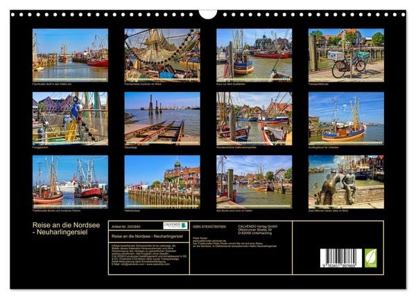 Produktbild: Reise an die Nordsee - Neuharlingersiel (Wandkalender 2026 DIN A3 quer), CALVENDO Monatskalender