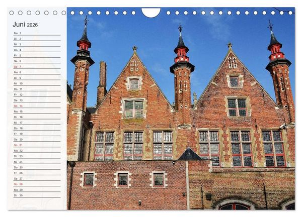 Produktbild: Belgien entdecken - Br&uuml;gge und Leuven (Wandkalender 2026 DIN A4 quer), CALVENDO Monatskalender