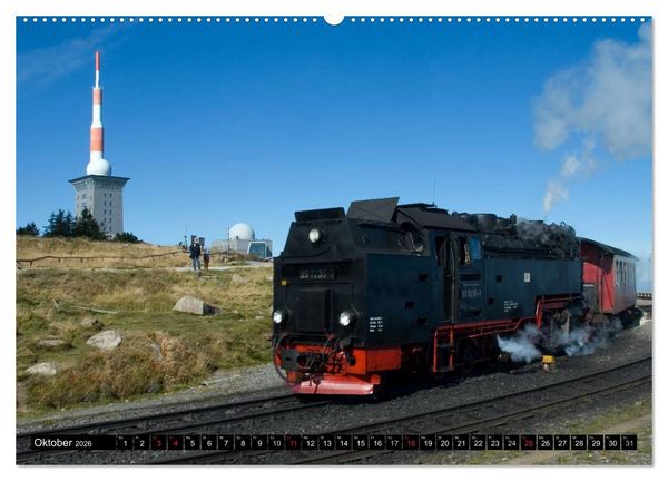 Produktbild: Schmalspurbahnen in Sachsen Anhalt (hochwertiger Premium Wandkalender 2026 DIN A2 quer), Kunstdruck in Hochglanz