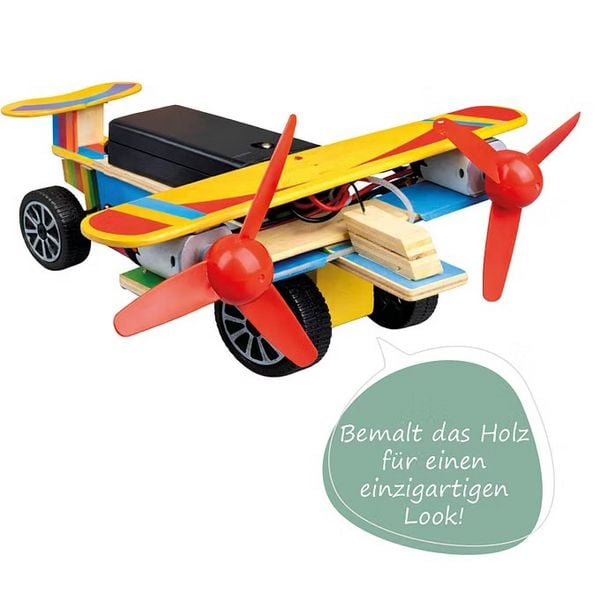 Produktbild: Fischertechnik 579981 - miniMINT, Sky Twin, Technik-Holzbausatz ab 8 Jahren