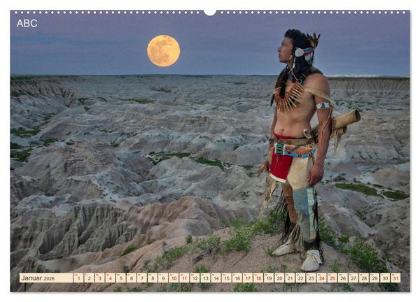 Produktbild: Sioux Im Lande von Sitting Bull (Wandkalender 2026 DIN A2 quer), CALVENDO Monatskalender