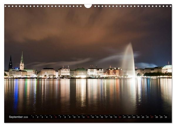 Produktbild: Hamburg - Alster (Wandkalender 2026 DIN A3 quer), CALVENDO Monatskalender