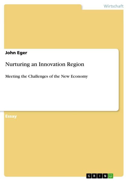 Produktbild: Nurturing an Innovation Region