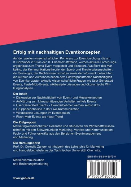 Produktbild: Erfolg mit nachhaltigen Eventkonzepten